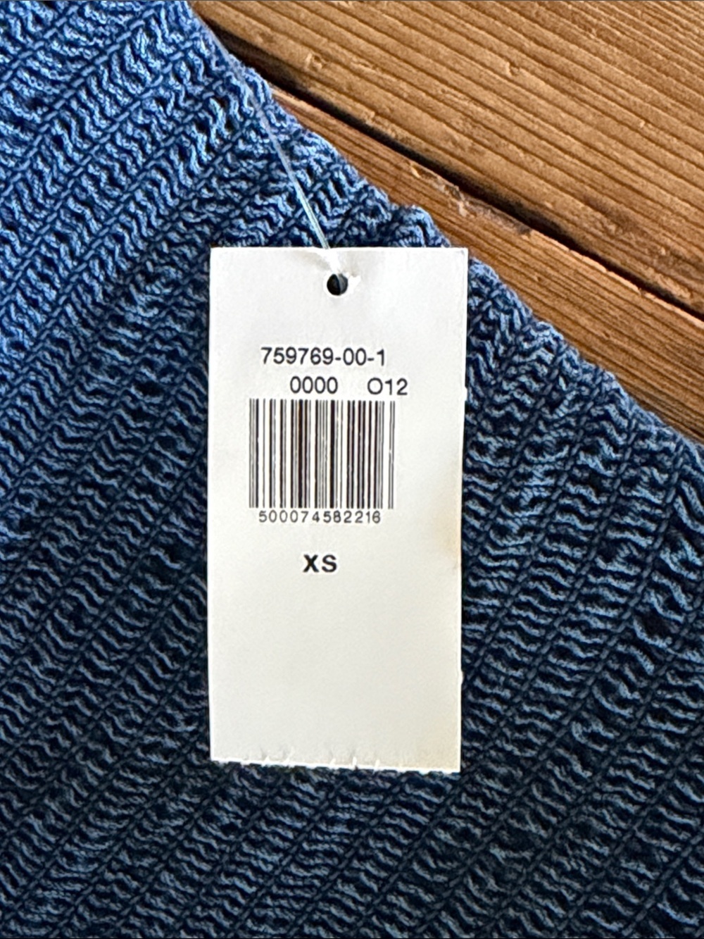 Old Navy Lyocell Chambray Smocked Midi Dress Tiered Hem XS NWT - Picture 11 of 12